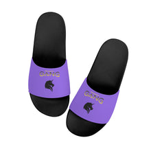 Load image into Gallery viewer, MG Black Mens Slide Shoes - Majestic Gang
