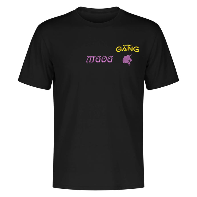 MG Embroidered Mens 100% Cotton T shirts - MajesticGang.Shop