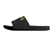 Load image into Gallery viewer, MG Black Mens Slide Shoes - Majestic Gang
